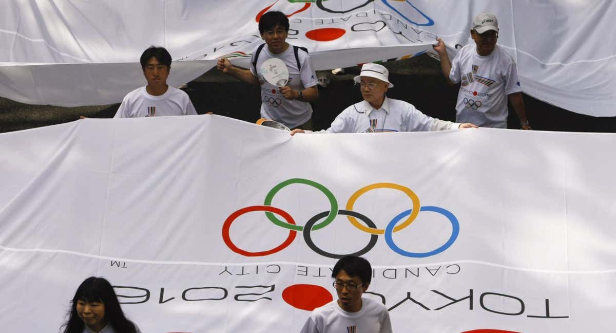 Voluntarios de los Juegos Olímpicos de Tokio 2020.
