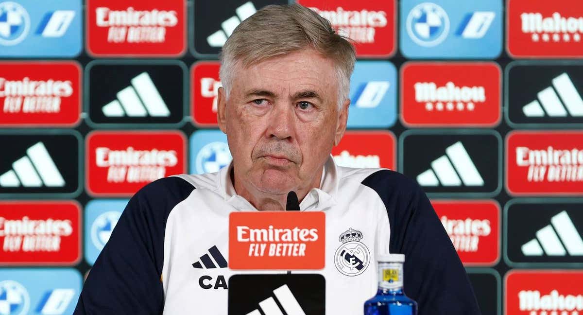 Ancelotti, en conferencia de prensa./RealMadrid