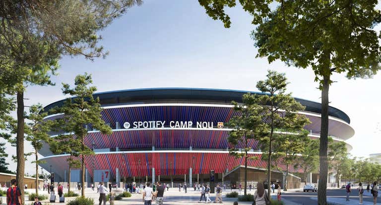 Imágenes recientes de cómo quedará el Spotify Camp Nou.