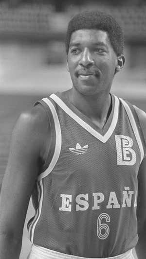 Chicho Sibilio con la camiseta de España.  ARCHIVO