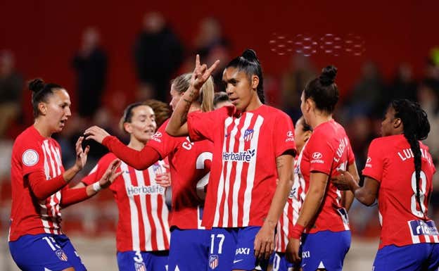 La exrealista Gaby García fue la autora del empate a uno final.  Efe