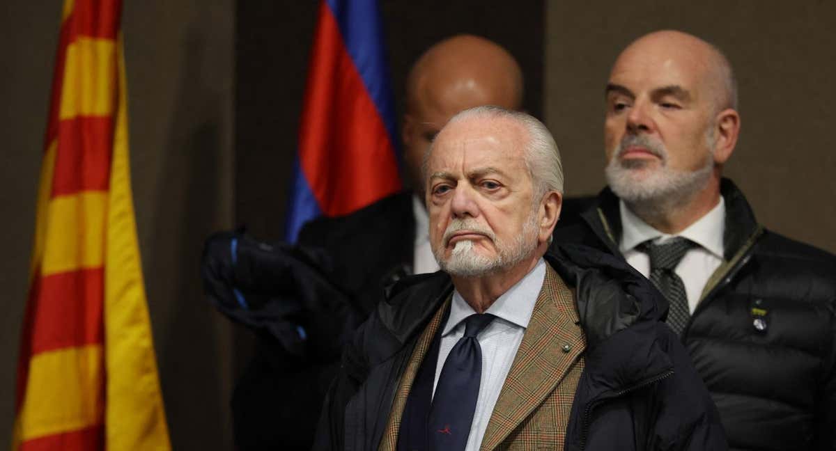 De Laurentiis, en un acto.