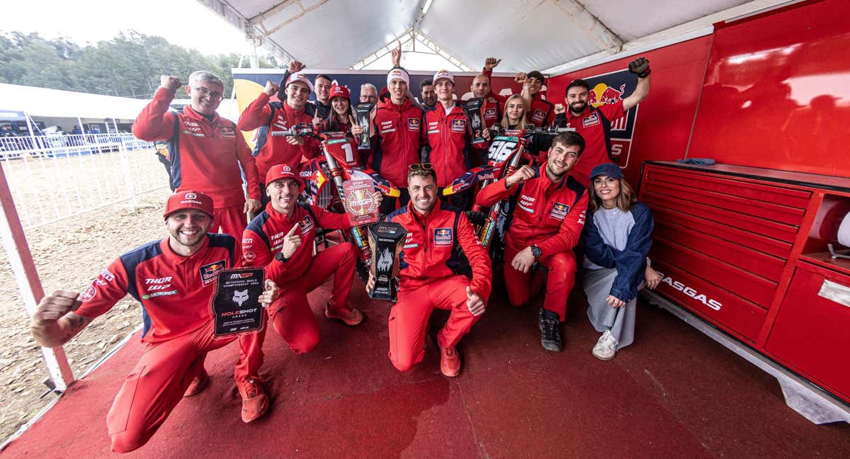 Jorge Prado consigue la primera victoria de la temporada en Argentina. /GasGas