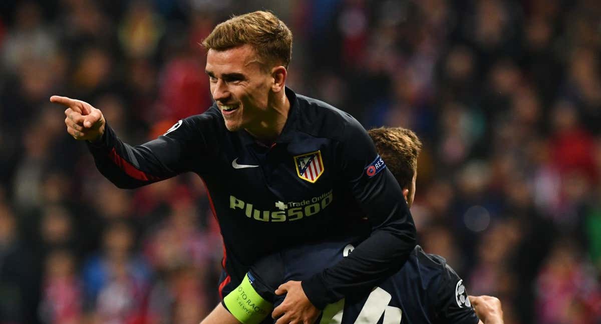 Antoine Griezmann, durante la remontada del Atleti al Barça en cuartos de final de la Champions en 2016. /AGENCIAS