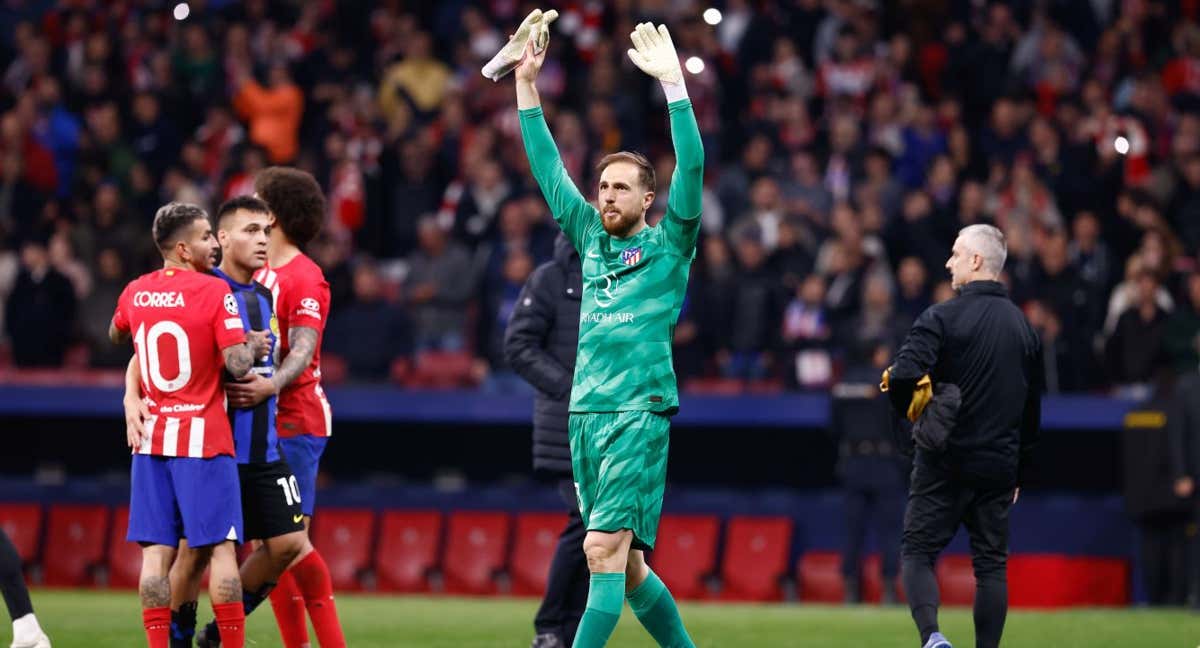 Oblak, por fin, tuvo su momento de gloria en el Metropolitano. /EP