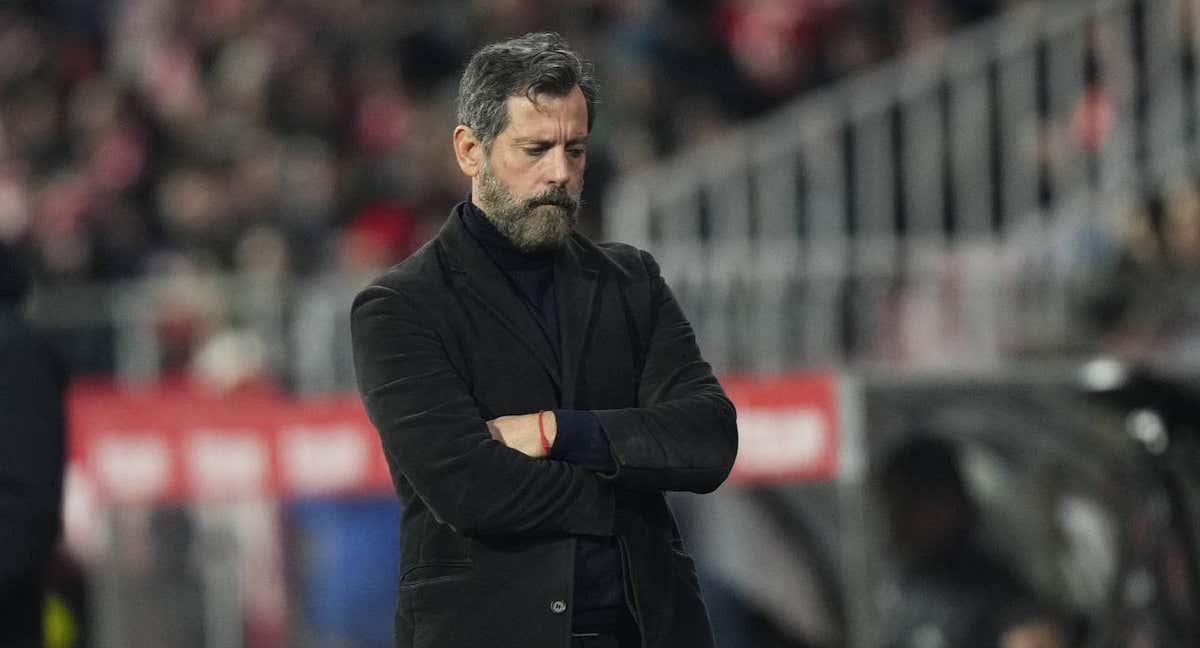 Quique Sánchez Flores, entrenador del Sevilla./EFE