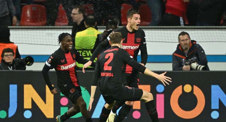 El Leverkusen remontó la eliminatoria.
