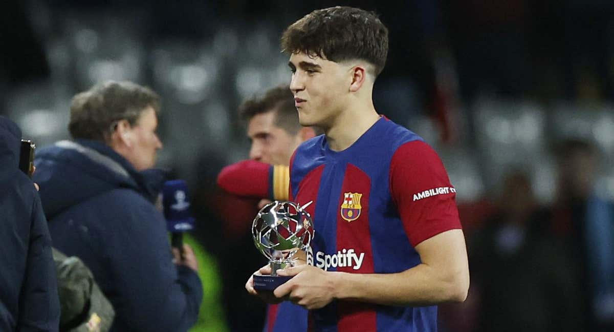 Cubarsí fue elegido MVP del Barça - Nápoles. /AGENCIAS