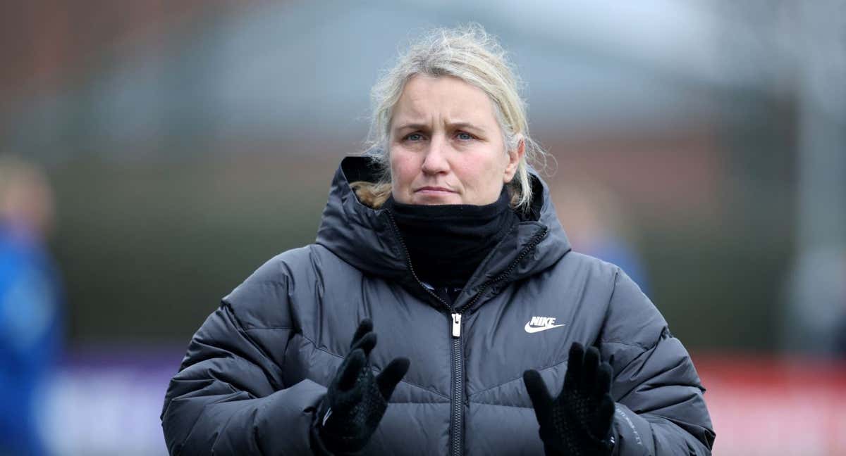 Emma Hayes, entrenadora del Chelsea./AFP