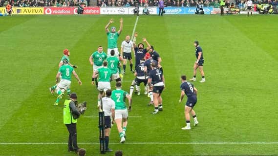 Irlanda se proclamó campeona del Seis Naciones tras derrotar a Escocia. /RELEVO / LUIS ENRÍQUEZ