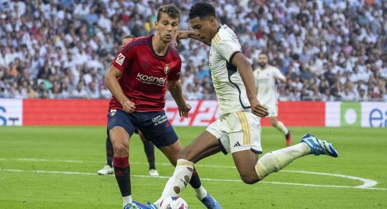 Acción en el partido de la primera vuelta
