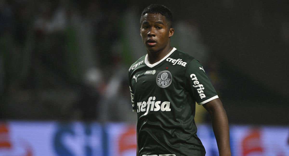 Endrick durante un partido con el Palmeiras /ABC