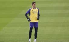 Courtois, intervenido con éxito del menisco interno de su rodilla derecha