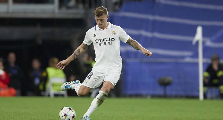 Toni Kroos, en un partido con el Real Madrid.