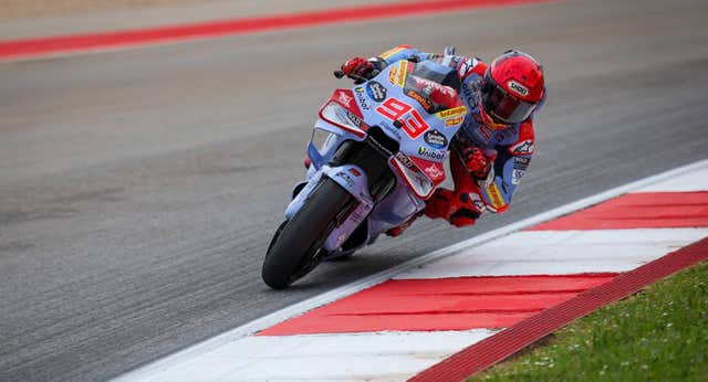 Marc Márquez, radiante en Portimao: “Me pongo un ocho, y sin la caída, un nueve”