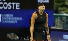 Aryna Sabalenka cierra su semana más emocional desquiciada y a raquetazos