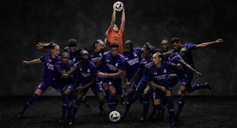 El nueva camiseta del Real Madrid.