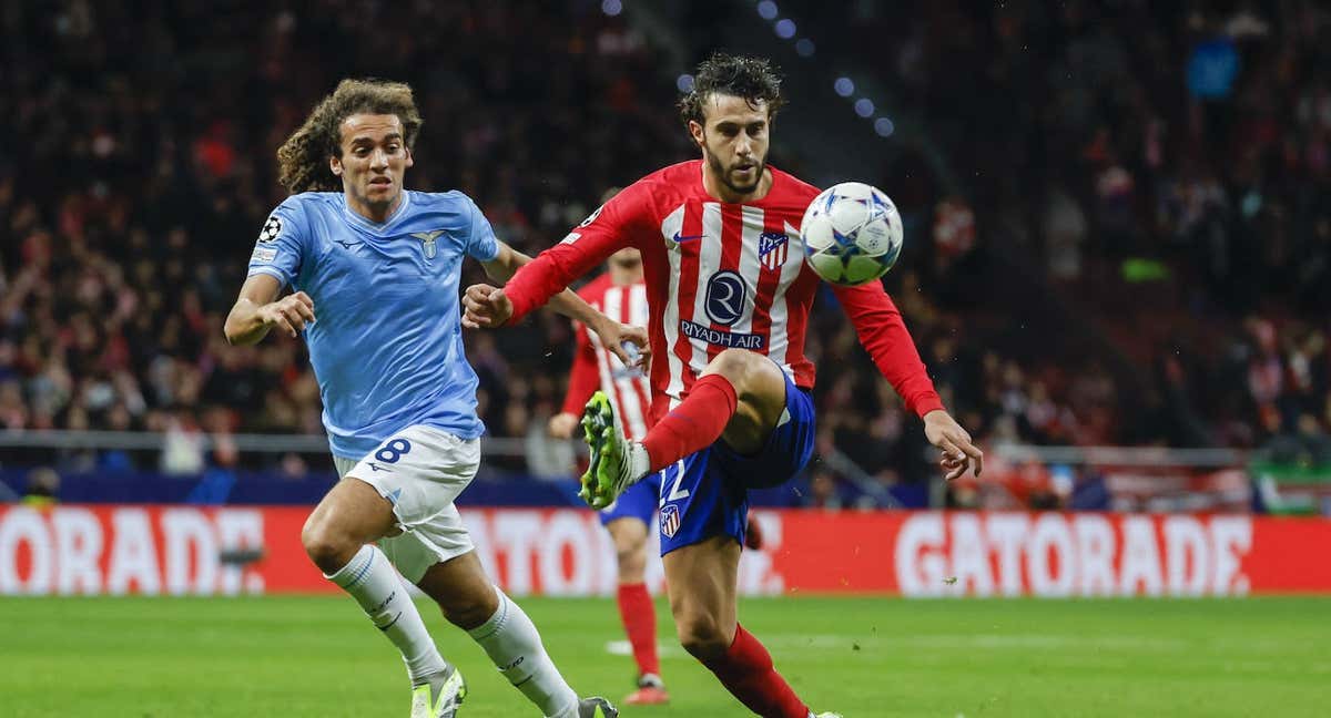 Hermoso, en un partido con el Atlético de Madrid./EFE