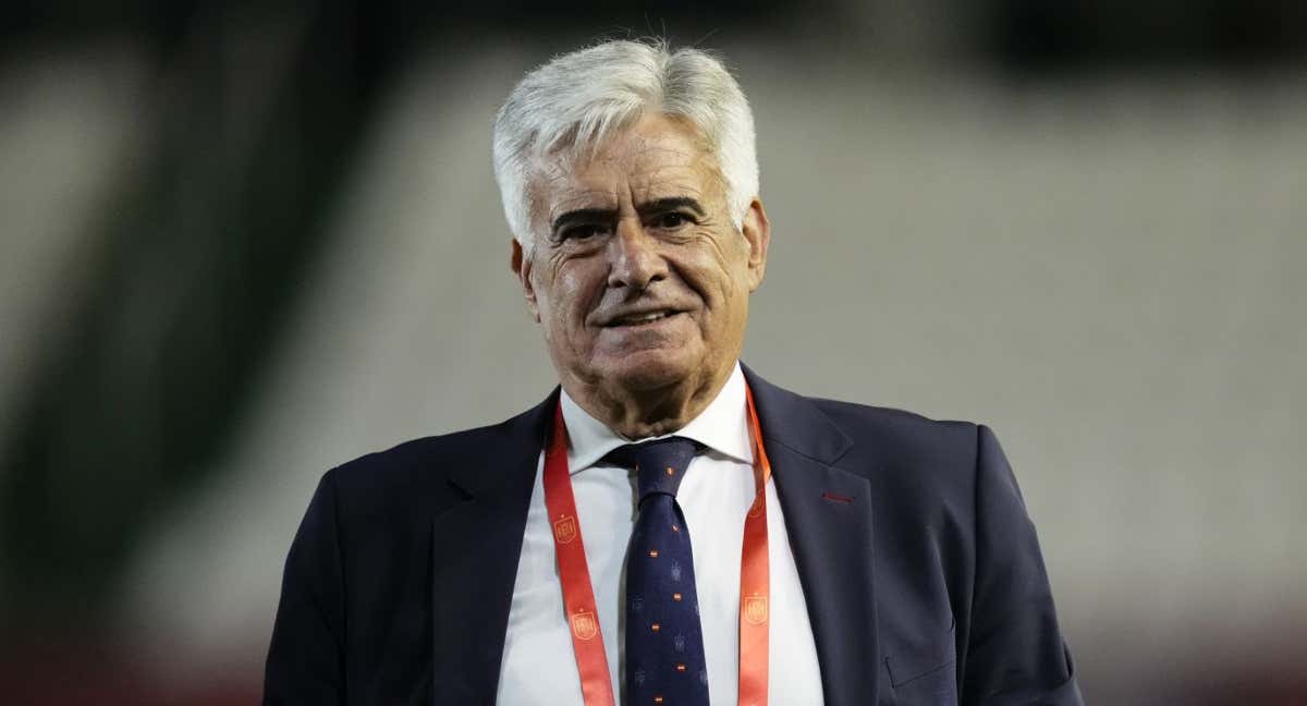 El presidente de la Gestora de la RFEF, Pedro Rocha./RFEF