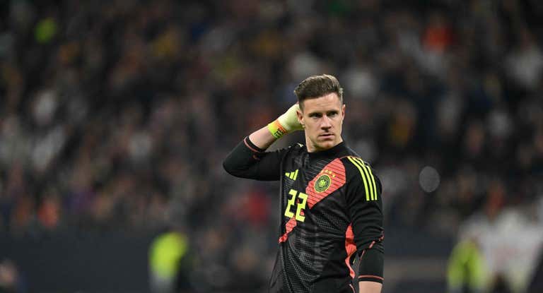 Ter Stegen, en el partido de Alemania contra Países Bajos.