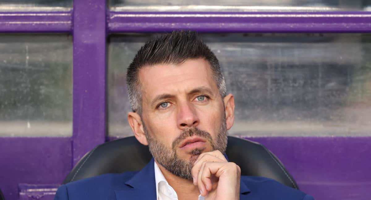 Paulo Pezzolano, entrenador del Valladolid. /ALBERTO MINGUEZA