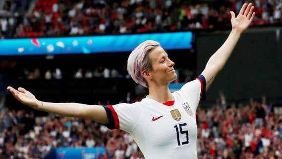 megan rapinoe, selección femenina de estados unidos, futbol femenino