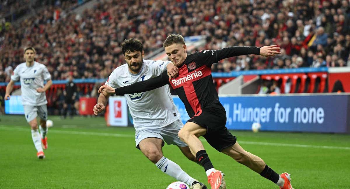 Wirtz, con el Bayer Leverkusen./AFP