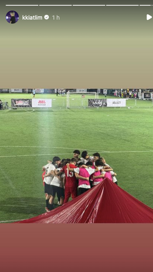 Kiat Lim presente en el torneo de Singapur en el que participa el Valencia. Instagram
