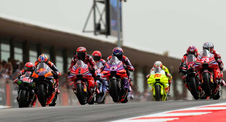 Carrera de MotoGP en Portimao.