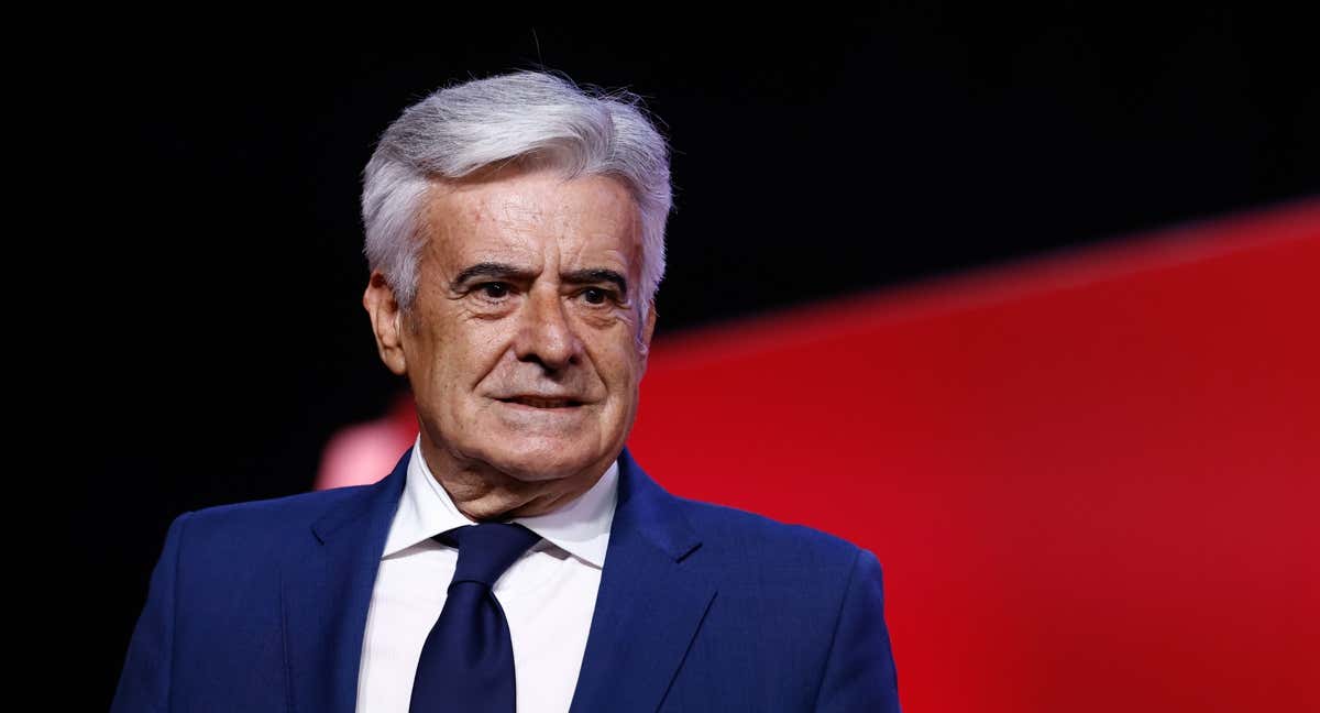 Pedro Rocha, presidente de la Comisión Gestora de la RFEF. /Getty