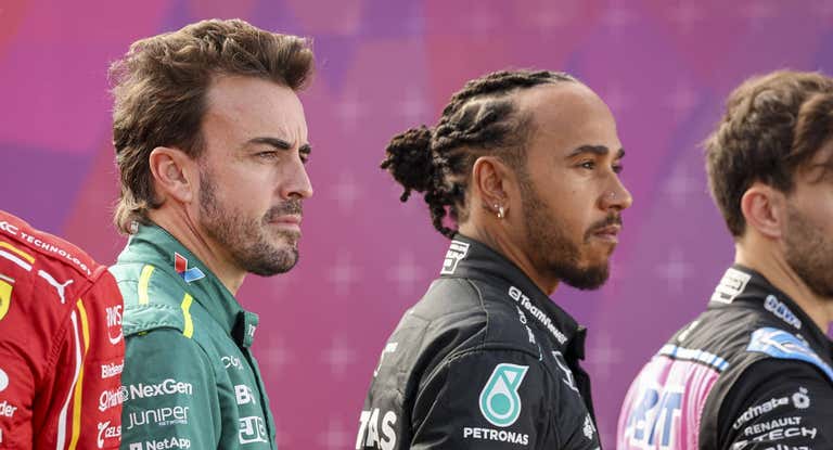 Fernando Alonso y Lewis Hamilton, esta temporada.