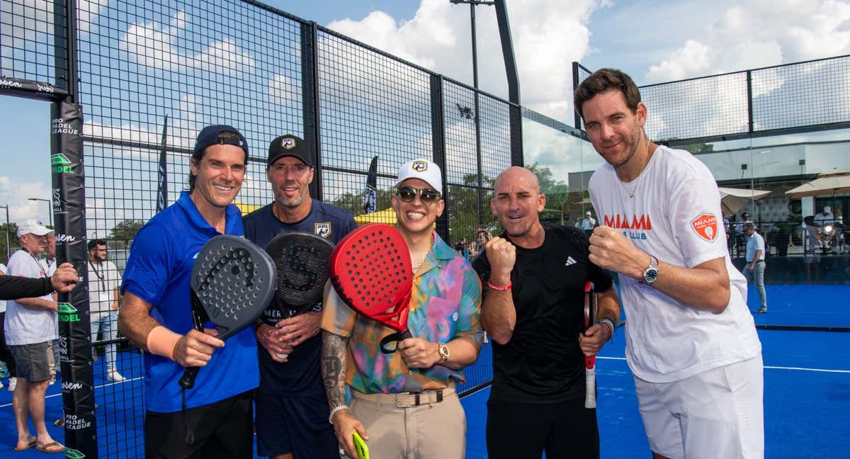 Daddy Yankee, Del Potro y Marcos del Pilar  durante la PPL en 2023./PPL