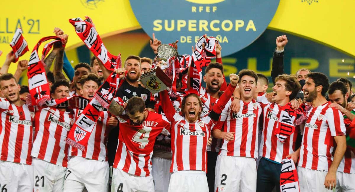 El Athletic gana la Supercopa de España 2020. /AFP