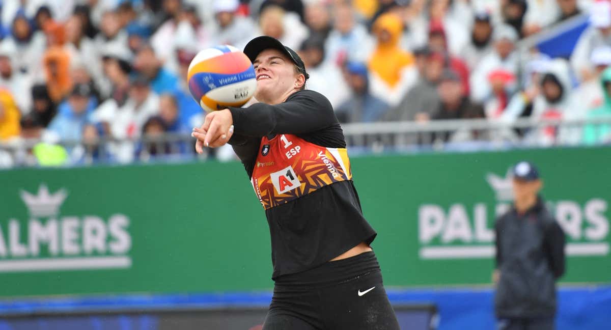 Daniela Álvarez junto a Tania Moreno se sitúan como mejor pareja española en el ranking olímpico femenino./AFP