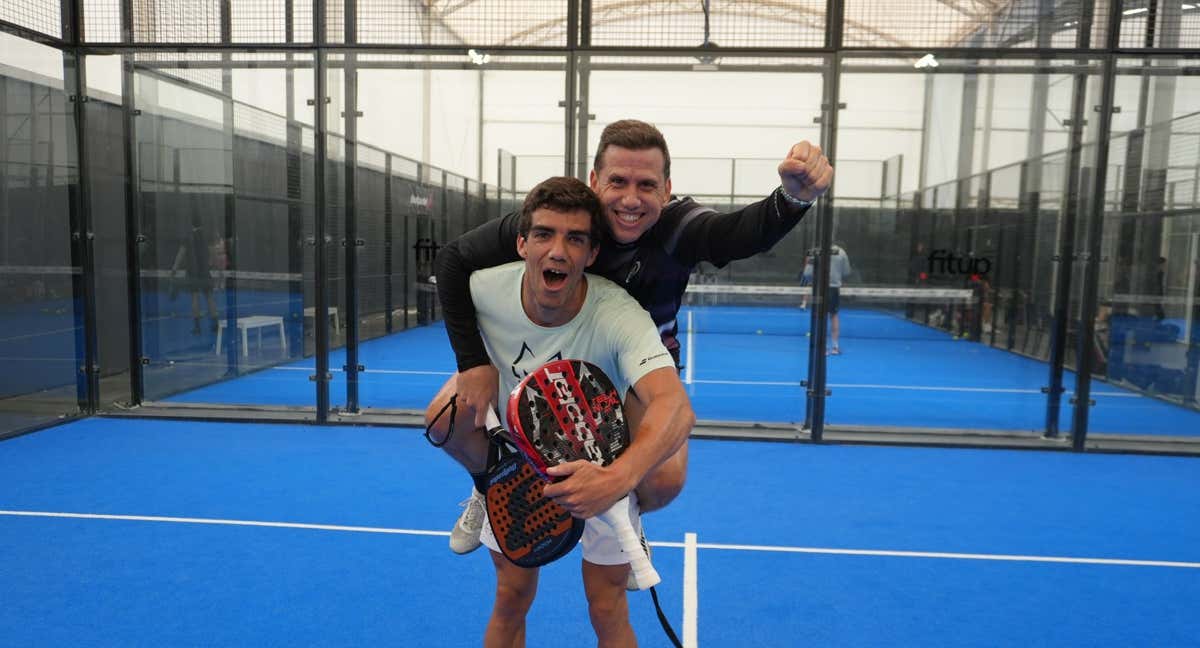 Paquito y Lebrón en un entrenamiento./RRSS