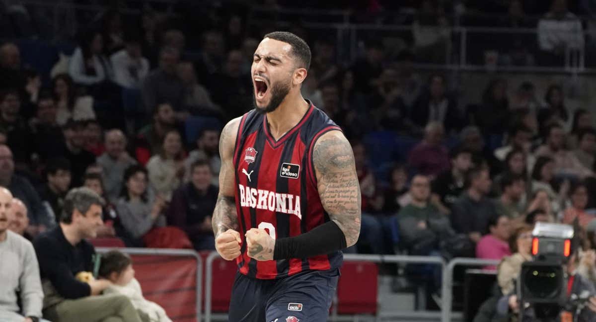 Markus Howard, en un partido con Baskonia./EFE