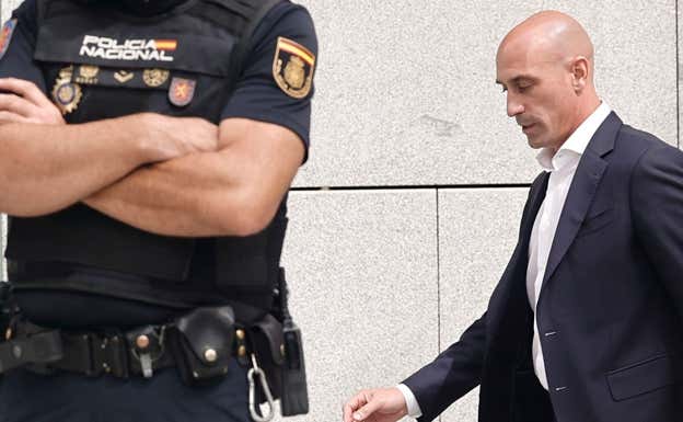 Luis Rubiales, en la Audiencia Nacional  EFE