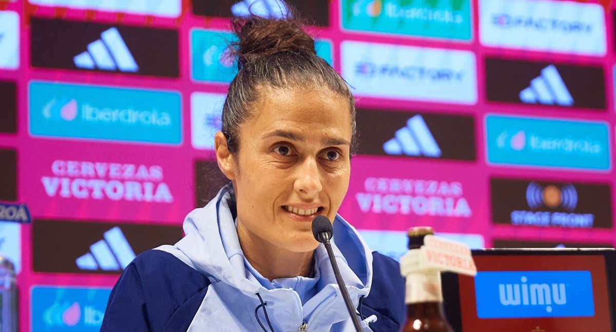 Montse Tomé, en rueda de prensa. /RFEF