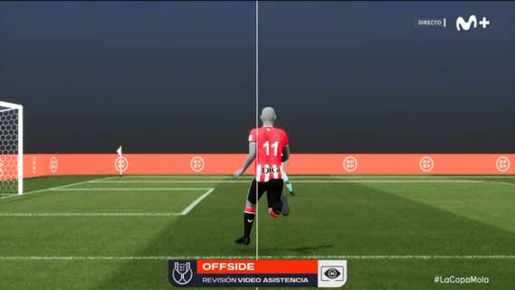 Sistema de fuera de juego semiautomático./Captura