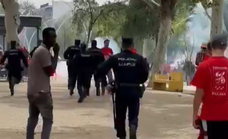 El lunar de un día inolvidable: pelea de radicales de Athletic y Mallorca en el centro de Sevilla
