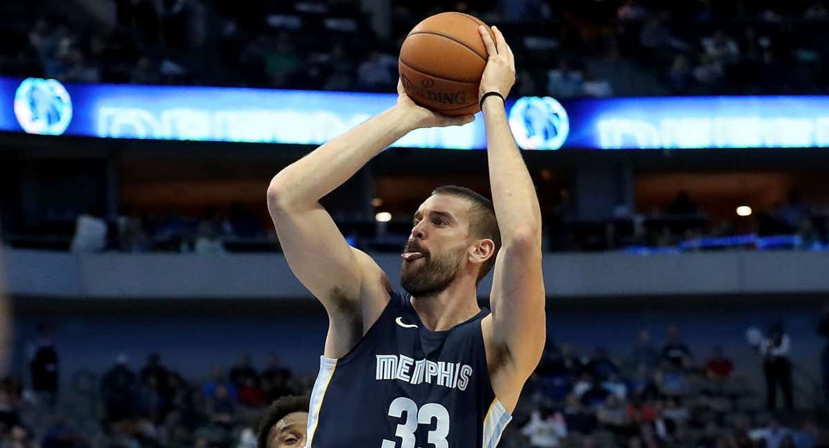 Marc Gasol durante su etapa en los Memphis Grizzlies./AFP