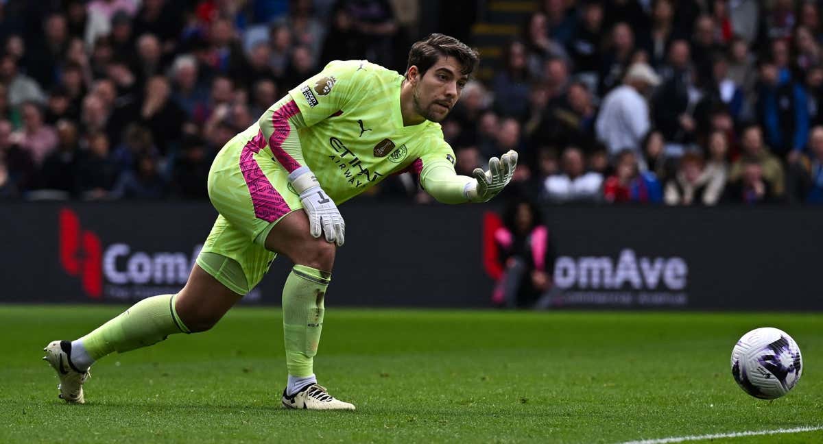 Stefan Ortega, portero del Manchester City. /AFP