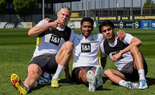Haaland, Bellingham y Reinier. BVB
