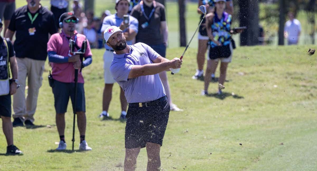 Jon Rahm en Miami, durante la última parada del LIV.