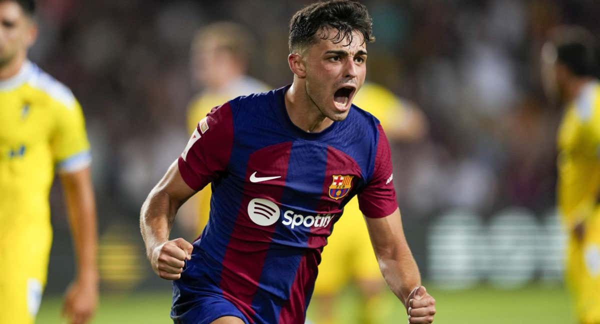 Pedri, una de las dudas que tiene Xavi ante el PSG.