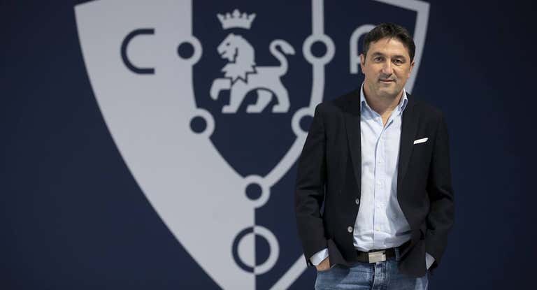 Braulio Vázquez, director deportivo de Osasuna.