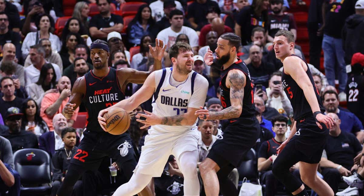 Doncic en el partido de esta noche. /Reuters