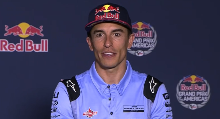 Marc Márquez, en la rueda de prensa previa al GP de las Américas.