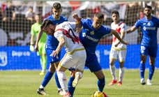 Cero goles y nueve tarjetas definen un Rayo-Getafe descafeinado