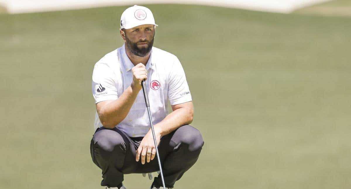 Jon Rahm, antes de un golpe./EFE/EPA/ERIK S. LESSER